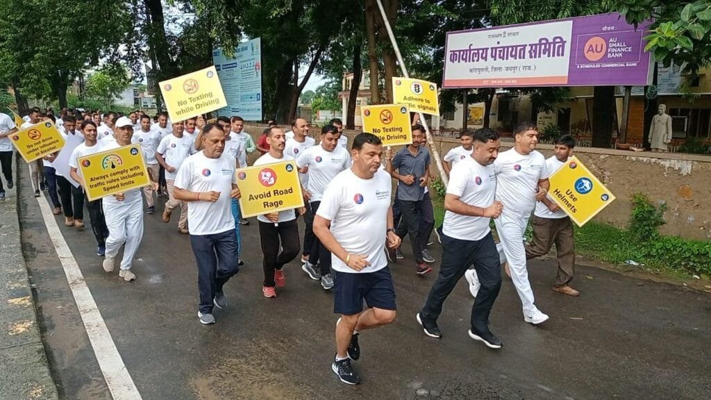 जवानों का स्वास्थ्य जांच रहा 'Walkathon', संदेश- स्वस्थ रहें, स्वच्छ रहें 2 IMG 20210801 WA0027