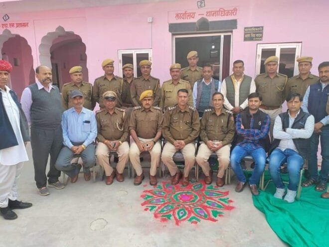 जयपुर ग्रामीण के नवसृजित भाबरू थाने का विधिवत उद्घाटन, थाने संबंधी काम के लिए आमजन को मिलेगी राहत 1 fb img 16395682489904282846387033970175