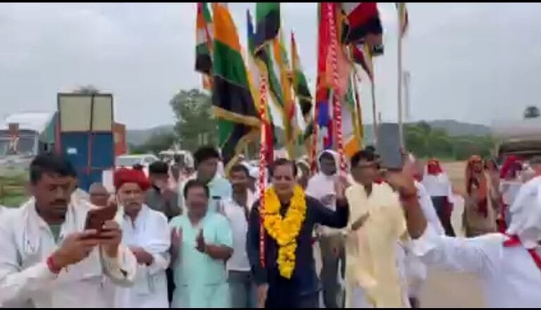 श्री देवनारायण ध्वज पद यात्रा