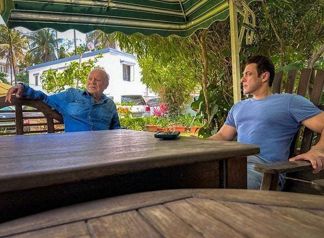 Salman Khan With Father Salim Khan