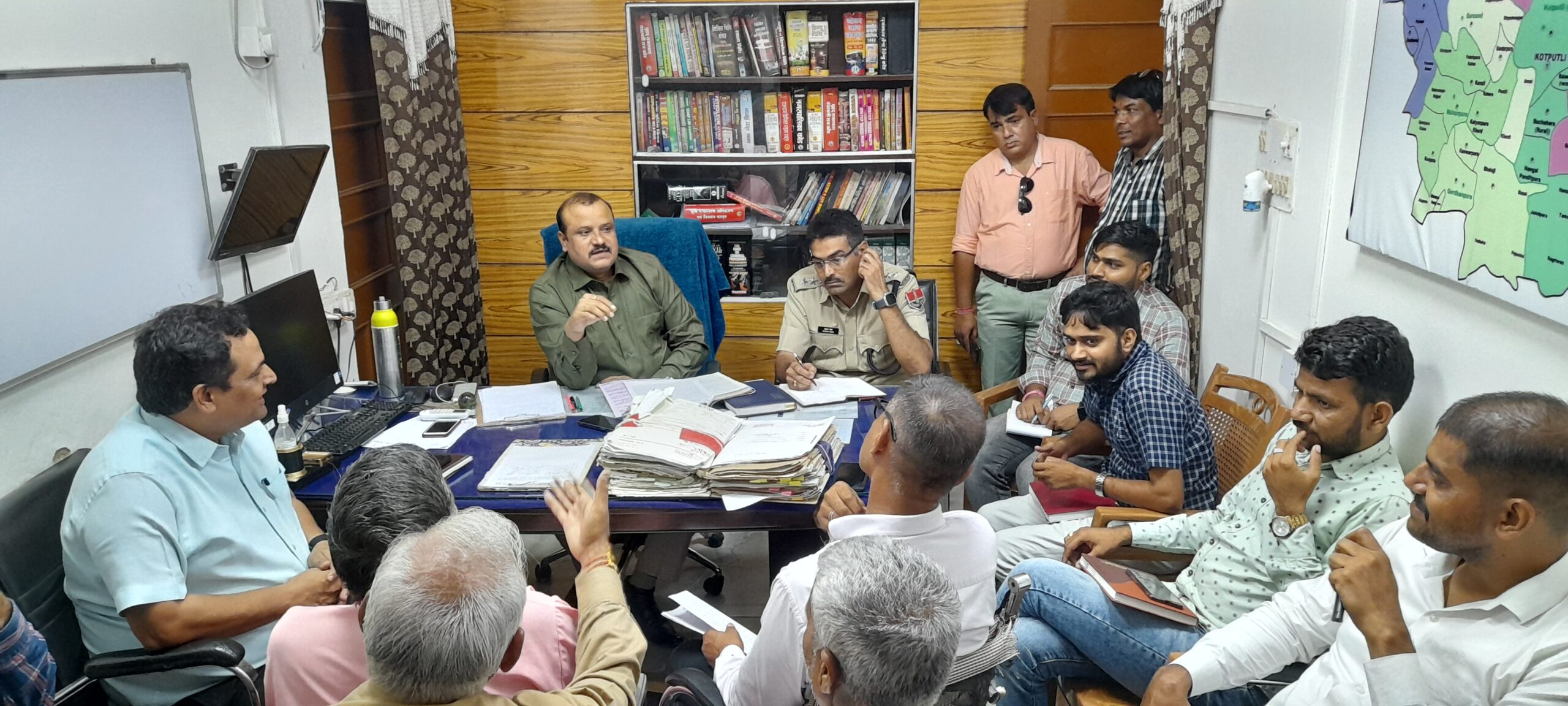 कोटपूतली : नो एंट्री पर 2 घंटे माथापच्ची, नहीं निकला 'समाधान'