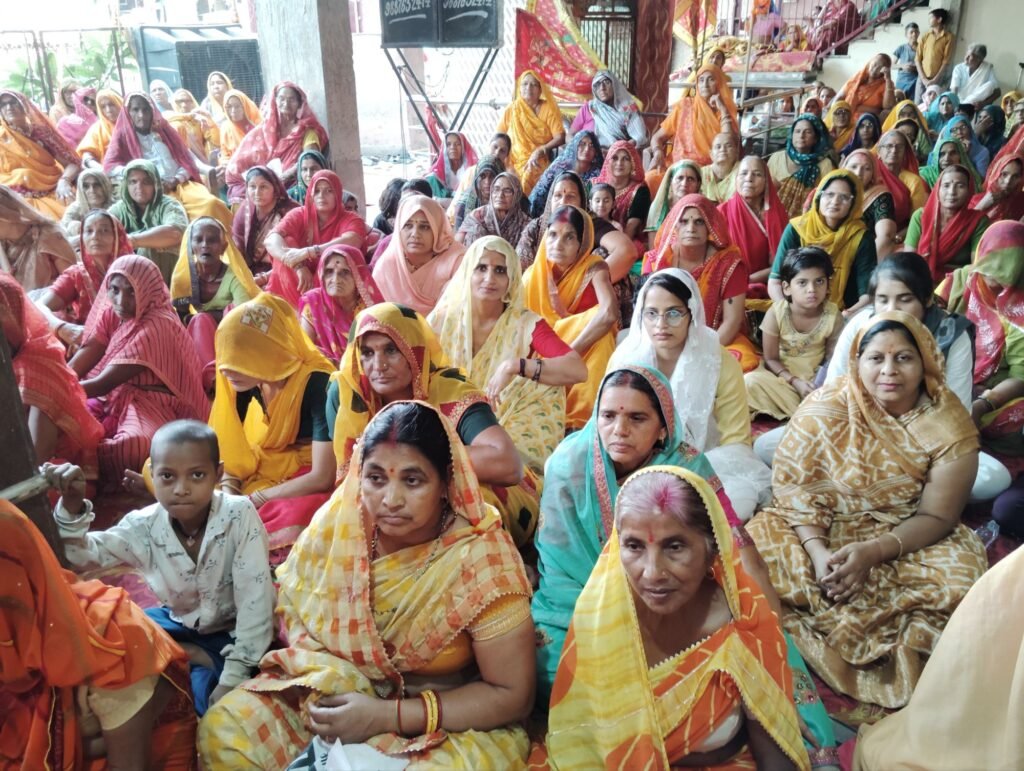 कोटपूतली में श्रीमद् भागवत कथा का पांचवां दिन, कन्हैया की बाल लीलाओं ने मोहा मन 1 img 20250502 wa00093742219929172115370