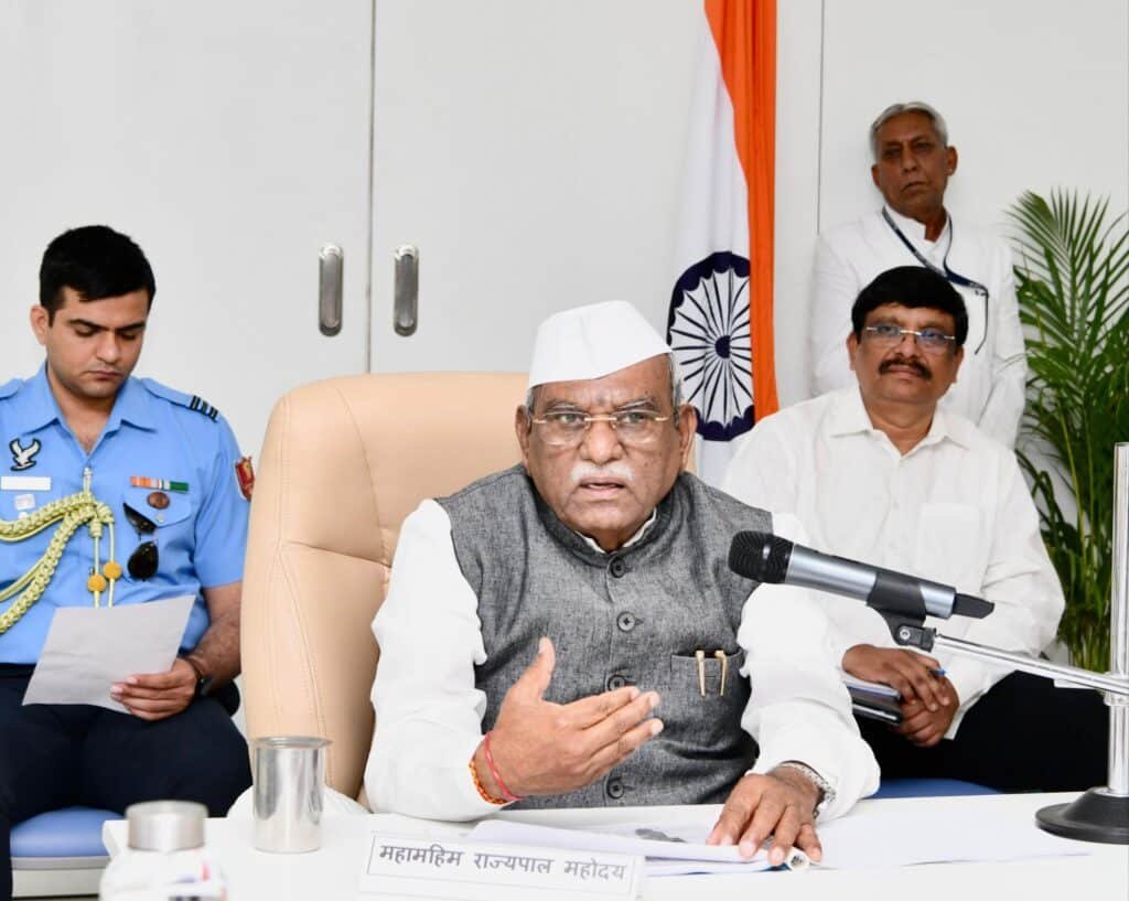 राज्यपाल हरिभाऊ बागड़े ने ली कोटपूतली-बहरोड़ जिले की विभागीय समीक्षा बैठक 1 img 20250506 wa00592333301396640611234