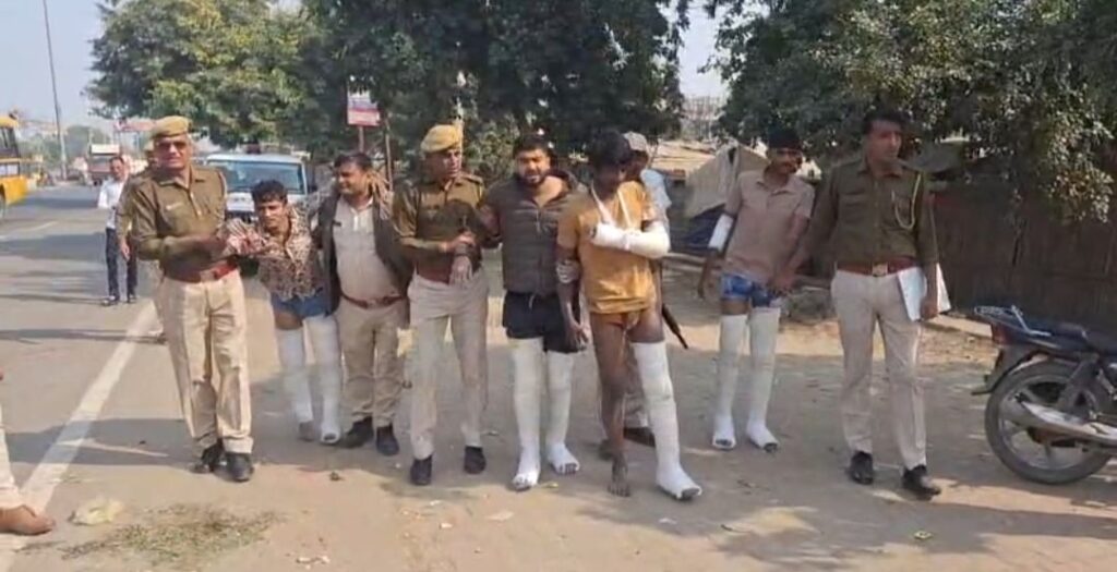 भिवाड़ी में पुलिस–गौ तस्कर मुठभेड़: चार कुख्यात तस्कर दबोचे, एक गाय बरामद 3 img 20251118 1923198527227723887608007