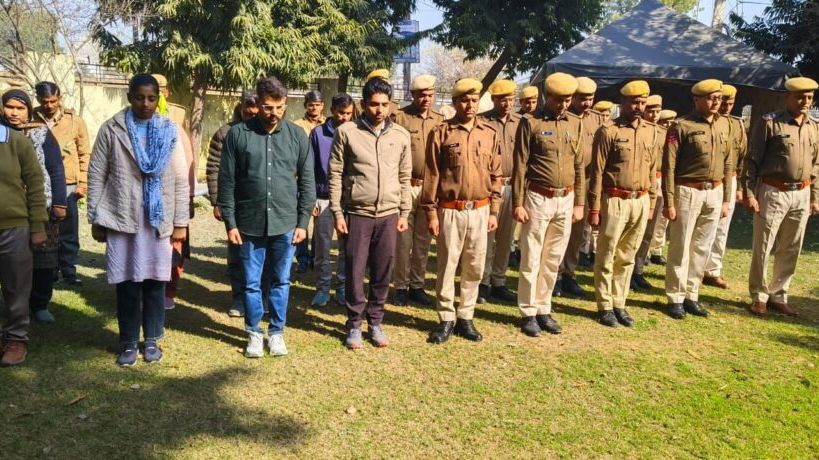 कोटपूतली–बहरोड़ जिला पुलिस ने शहीद दिवस पर राष्ट्रपिता महात्मा गांधी को किया नमन