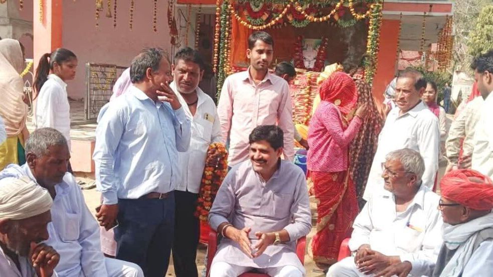 कोटपूतली-बहरोड़ जिले के ग्राम रामसिंहपुरा में हरिहर उदासीन आश्रम में शिव महापुराण कथा का समापन