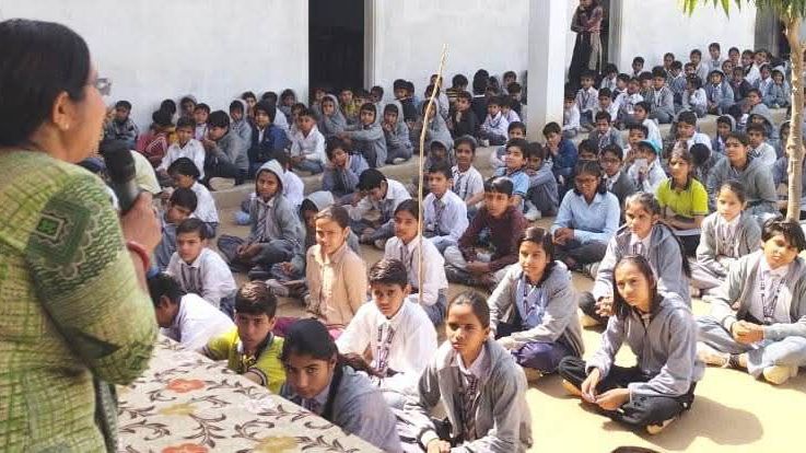 कोटपूतली-बहरोड़ जिले में नशा मुक्त व सुरक्षित डिजिटल पहल जागरूकता शिविर आयोजित