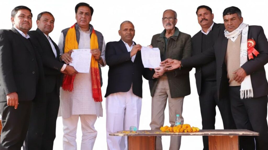 पावटा में अपर जिला एवं सत्र न्यायालय की स्थापना की मांग, अभिभाषक संघ ने सांसद व विधायक को सौंपा ज्ञापन