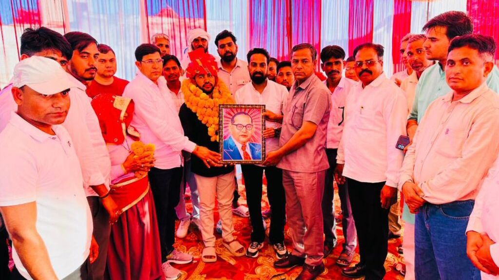 कोटपूतली-बहरोड़ जिले के निशांत कुमार का यूपीएससी में सफलता पर भव्य स्वागत