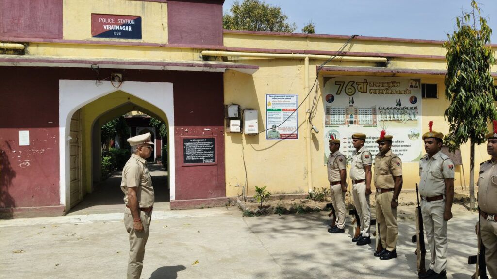 कोटपूतली-बहरोड़ जिले का पदभार संभालते ही एक्शन में एसपी सतवीर सिंह, थानों व पुलिस इकाइयों का औचक निरीक्षण