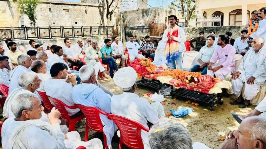 कोटपूतली-बहरोड़ जिले में मनरेगा बचाओ संग्राम के तहत किसान संवाद कार्यक्रम आयोजित