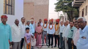 कोटपूतली-बहरोड़ जिले से आईएएस में चयनित हिमांशु निमोरिया का अभिनंदन