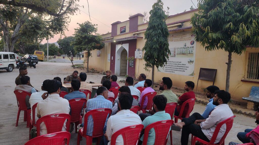 विराटनगर थाना परिसर में सीएलजी व शांति समिति की बैठक, होलिका दहन व धुलंडी पर शांति बनाए रखने का संकल्प