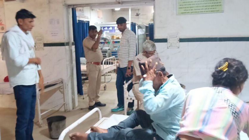 पावटा क्षेत्र में तीन दिन में दूसरा हादसा: लाडाकाबास के पास रोडवेज बस-ट्रक भिड़ंत