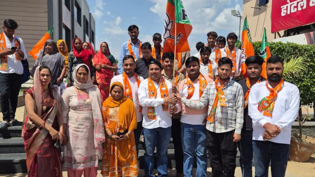 पावटा में भाजपा के 47वें स्थापना दिवस पर भव्य आयोजन