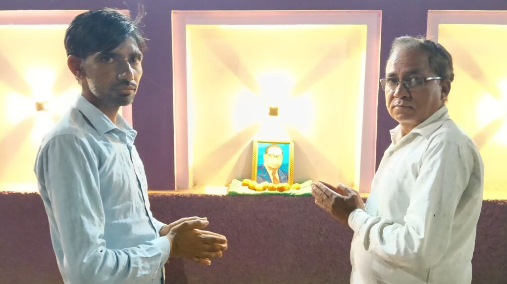 पावटा - प्रागपुरा में धूमधाम से मनाई गई बाबा साहेब की 135वीं जयंती, शिक्षा और सामाजिक समानता पर दिया जोर