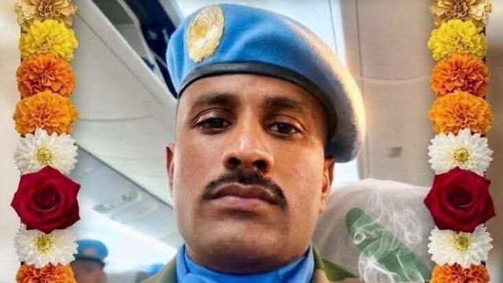 कोटपूतली-बहरोड़ कांग्रेस जिलाध्यक्ष इन्द्राज गुर्जर ने शहीद गोवर्धन गुर्जर को दी श्रद्धांजलि