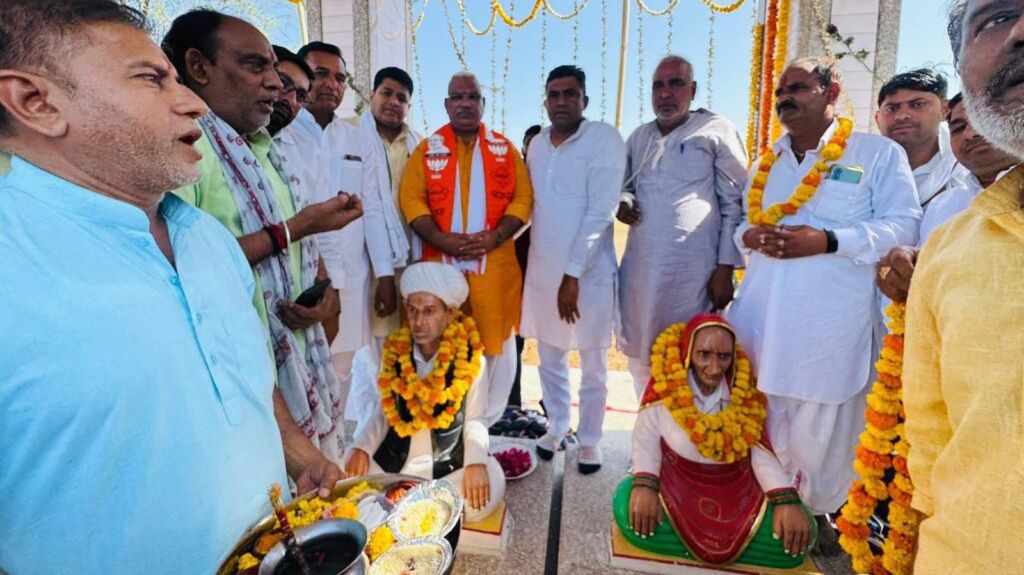 पावटा के रूपपुरा में भक्ति का संगम: गृह राज्यमंत्री जवाहर सिंह बेढ़म की गरिमामयी मौजूदगी में प्राण प्रतिष्ठा सम्पन्न