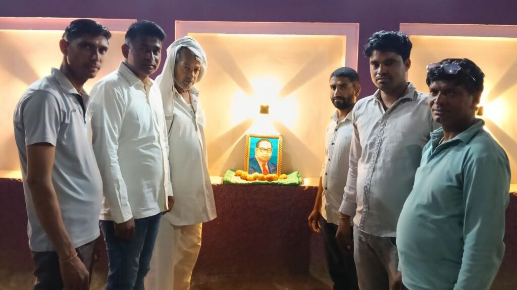 पावटा - प्रागपुरा में धूमधाम से मनाई गई बाबा साहेब की 135वीं जयंती, शिक्षा और सामाजिक समानता पर दिया जोर