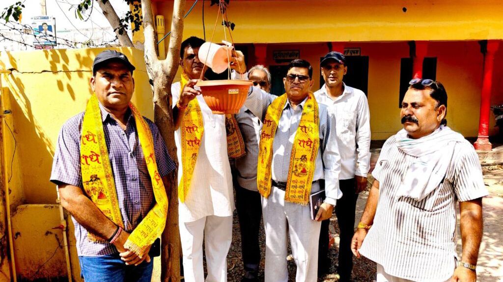 पावटा में मानवता की मिसाल: “परिंडा लगाओ, परिंदा बचाओ” अभियान को मिला जनसमर्थन, लगाए गए परिंडे