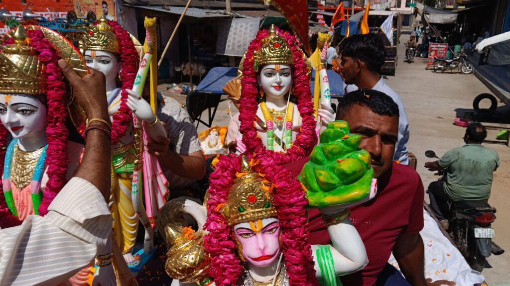 पावटा क्षेत्र के प्रागपुरा में भक्ति और उत्साह के संग रामेश्वरम मंदिर में प्राण-प्रतिष्ठा