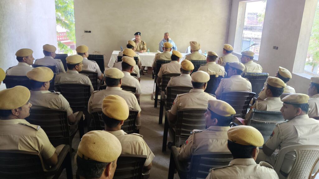 कोटपूतली-बहरोड़ जिले में पुलिस स्थापना दिवस की तैयारियां, एसपी सतवीर सिंह ने अधिकारियों को दिए दिशा-निर्देश
