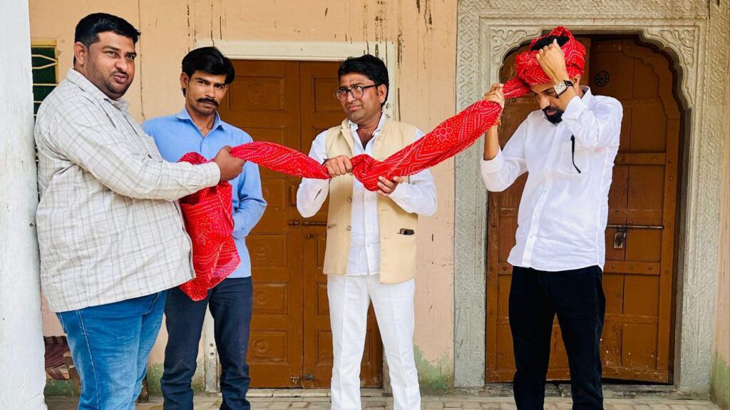 पावटा के निकटवर्ती ग्राम कुनेड़ में तारा पूतली का भव्य स्वागत