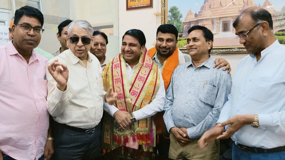 पावटा के गोपाल अग्रवाल अखिल भारतीय अग्रवाल सम्मेलन में पूर्वी राजस्थान के प्रदेश महामंत्री नियुक्त
