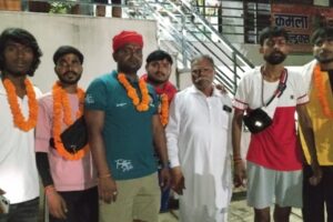 कोटपूतली के बड़ाबास से 11 सदस्यीय कांवड़ यात्रा दल हरिद्वार के लिए रवाना