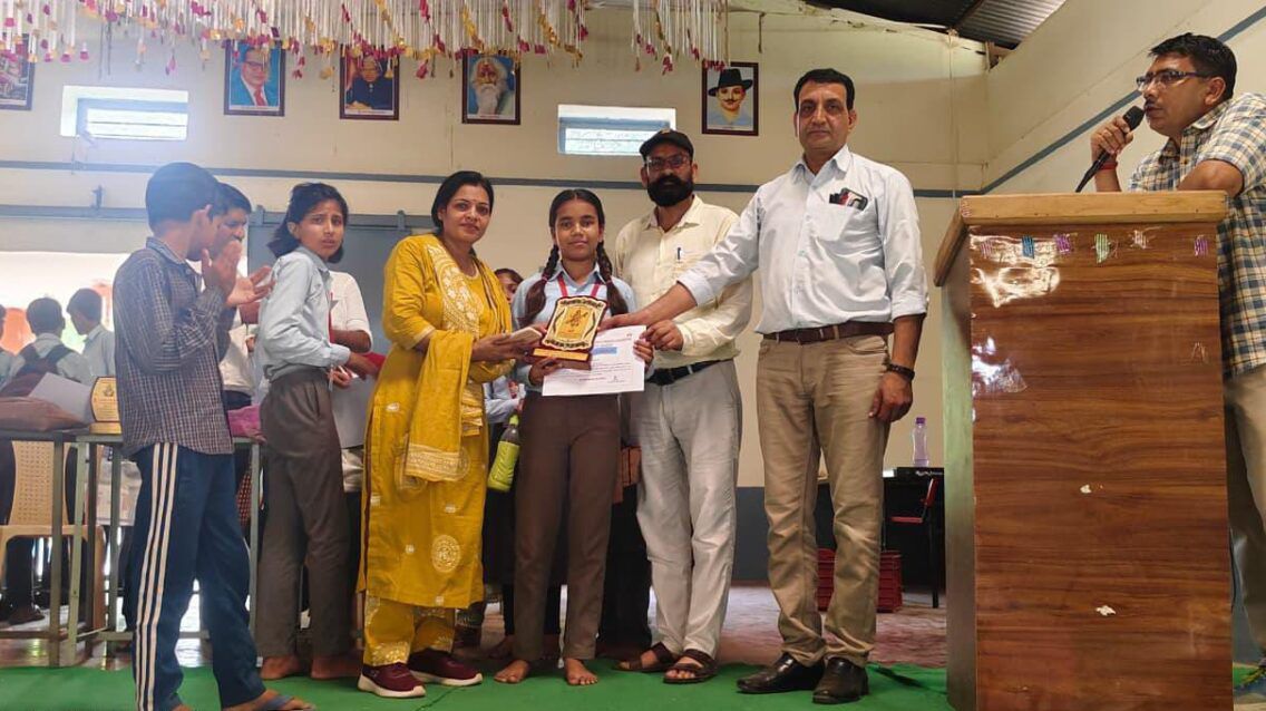पावटा ब्लॉक के प्रागपुरा विद्यालय में अंतर विद्यालय प्रतियोगिताओं का आयोजन