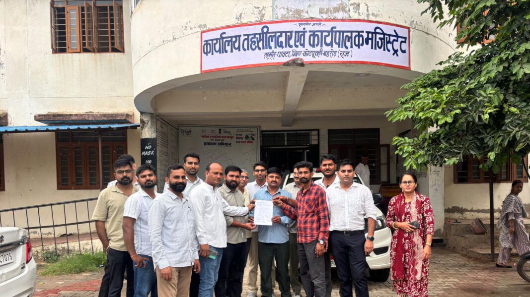 पावटा तहसील परिसर से बाइक चोरी, छह दिन बाद भी नहीं मिला सुराग