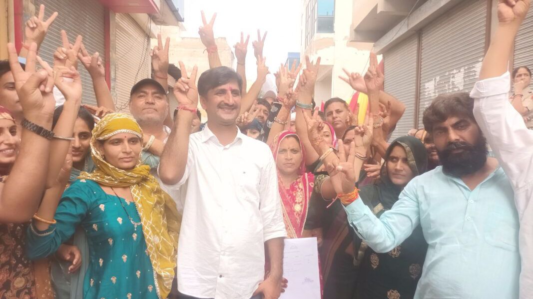 पावटा-प्रागपुरा में कांग्रेस का दबदबा, मीना सैनी बनीं चेयरमैन पावटा-प्रागपुरा में कांग्रेस का दबदबा, मीना सैनी बनीं चेयरमैन
