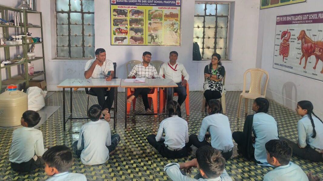 पीएम श्री महात्मा गांधी राजकीय विद्यालय में व्याख्यानमाला आयोजित