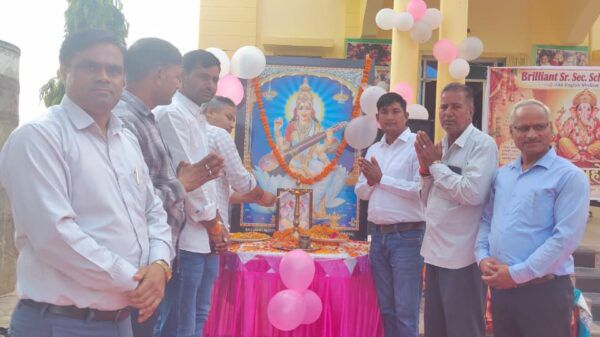 पावटा उपखंड के ब्रिलियंट इंटरनेशनल स्कूल में विधि-विधान से हुआ गणेश पूजन पावटा उपखंड के ब्रिलियंट इंटरनेशनल स्कूल में विधि-विधान से हुआ गणेश पूजन