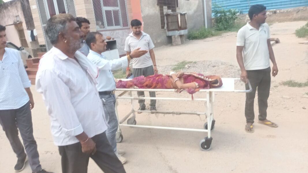 ब्रेक फेल होने से हुआ हादसा, महिला-बच्चे समेत तीन जयपुर रेफर