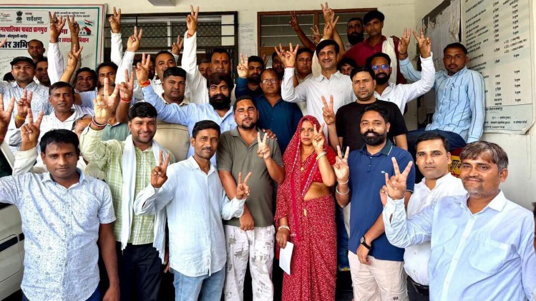 पावटा-प्रागपुरा पालिका अध्यक्ष पद के लिए दो प्रत्याशियों ने भरे नामांकन