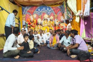 प्रागपुरा में रावण वध, भरत मिलाप और राज्याभिषेक का भावपूर्ण मंचन