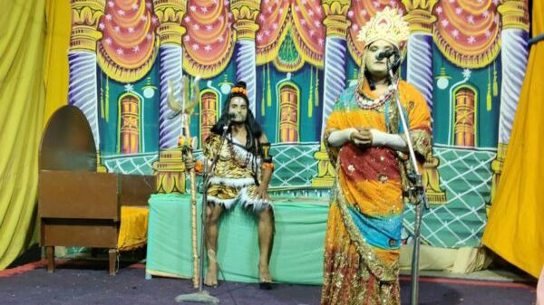 प्रागपुरा कस्बे के रामलीला मैदान में रामलीला का मंचन जारी