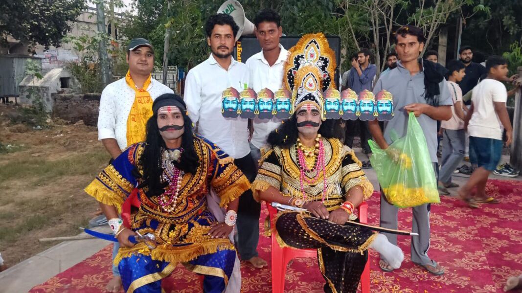 61 व 51 फीट रावण का पुतला धू धू कर जला, गूंजे जय श्रीराम के जयघोष