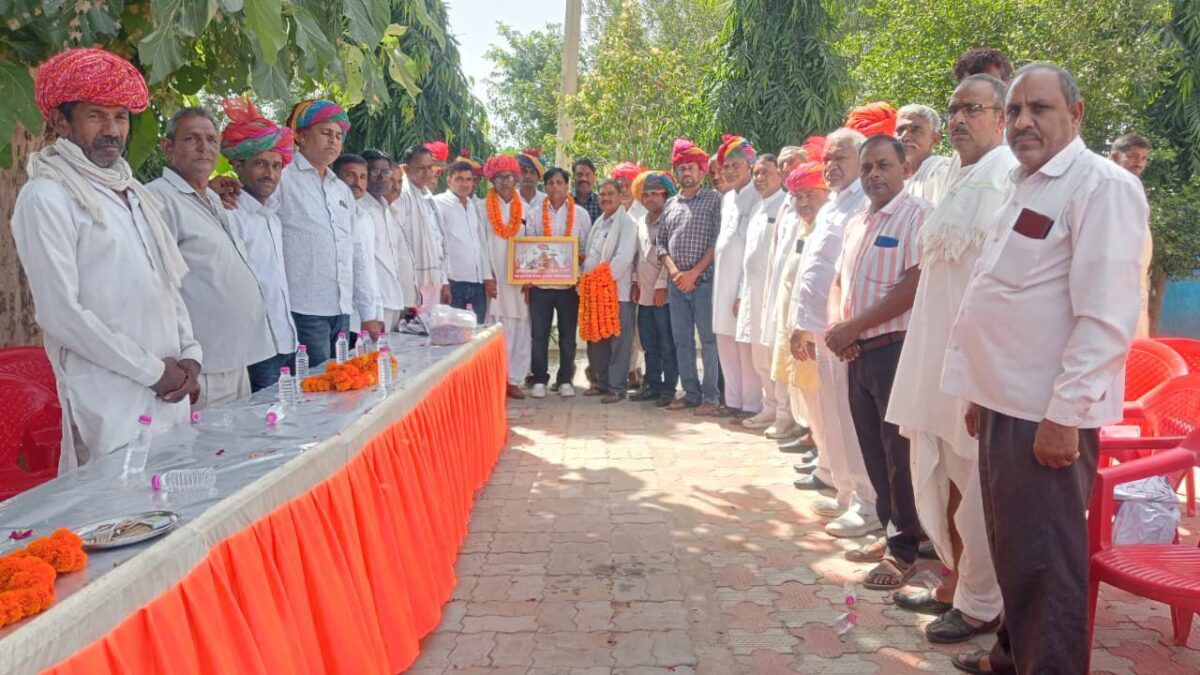 किड़ारोद में माली सैनी समाज का सम्मान समारोह, पालिका बोर्ड का किया भव्य अभिनंदन