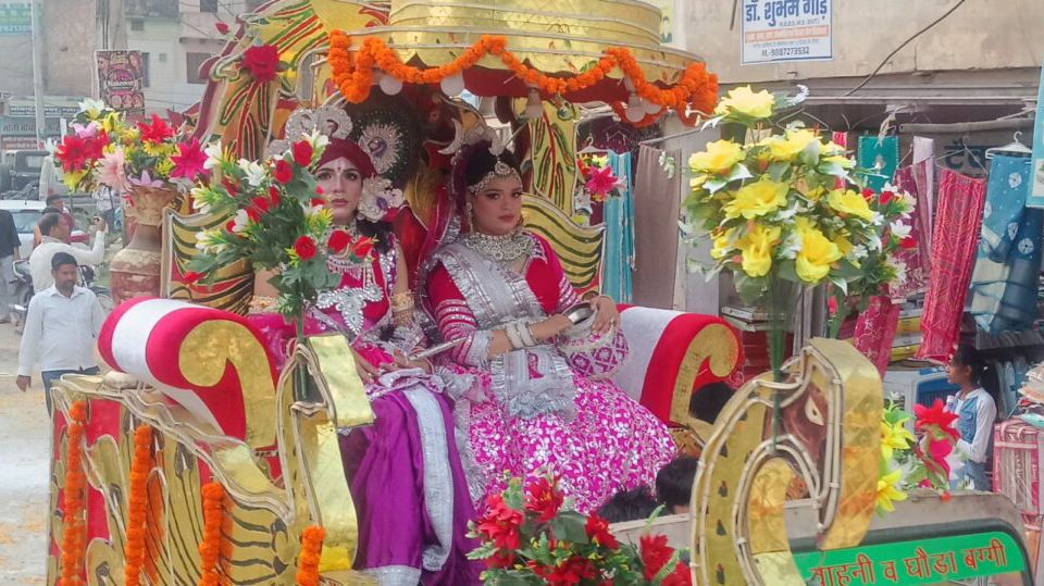 महाराजा अग्रसेन के जयकारों से गूंजा कोटपूतली, निकली भव्य शोभायात्रा