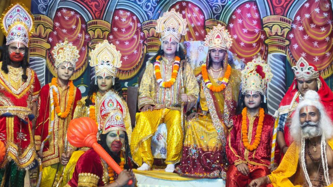 प्रागपुरा में रावण वध, भरत मिलाप और राज्याभिषेक का भावपूर्ण मंचन