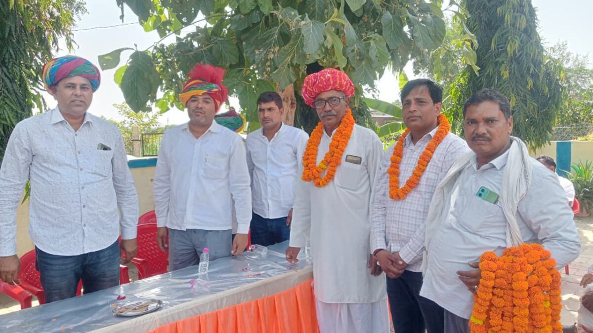 किड़ारोद में माली सैनी समाज का सम्मान समारोह, पालिका बोर्ड का किया भव्य अभिनंदन
