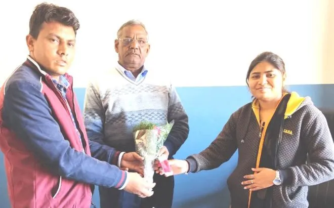 पालिका ईओ से शिष्टाचार भेंट, वार्ड की विभिन्न समस्याओं से करवाया अवगत 1 पालिका ईओ